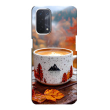 Чохол з унікальним дизайном 'Осінь з кавою' для Oppo a74 (5G) – Кава на природі