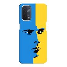 Украинские Чехлы для Oppo a74 (5G) с картинкой УПА (AlphaPrint) (Степан Бандера)