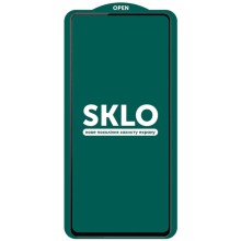 Захисне скло SKLO 5D (тех.пак) для Oppo A74 4G / Realme 8 / 8 Pro – Чорний
