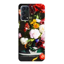 Бренднові Чохли для OPPO A74 - (PREMIUMPrint) – Nike цветы