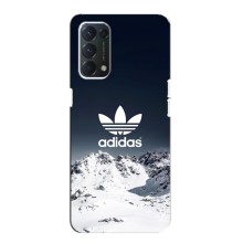 Чехлы Адидас для OPPO A74 (AlphaPrint) (Адидас в горах)