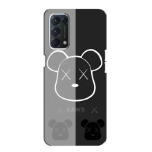 Чохли для OPPO A74 - Bearbrick Louis Vuitton (PREMIUMPrint) – БеарБрік очі