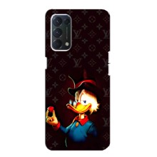 Чехли для OPPO A74 - Скрудж МакДак Louis Vuitton (PREMIUMPrint) – Скрудж з ботліантом