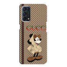 Чехлы ГУЧЧИ для Оппо А74 (AlphaPrint) (Mickey GUCCI)