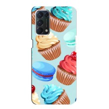 Чехлы с Фруктами для OPPO A74 (VPrint) (Кексики)
