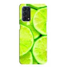 Чехлы с Фруктами для OPPO A74 (VPrint) (Лайм)