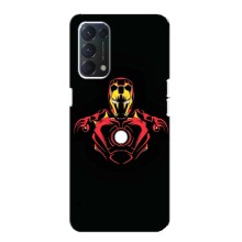 Чехлы с героями Марвел OPPO A74 (VPrint) (Человек железный)