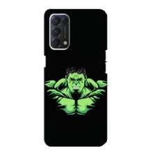 Чехлы с героями Марвел OPPO A74 (VPrint) (Зелёный Халк)