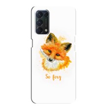 Чехлы с картинкой Лисички для OPPO A74 (VPrint) (Девочка Лиса)