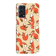 Чехлы с картинкой Лисички для OPPO A74 (VPrint) (Лисички)