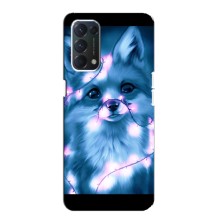 Чехлы с картинкой Лисички для OPPO A74 (VPrint) (Яркая лисичка)