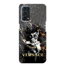 Чохли VERSACE для ОППО А74 (PREMIUMPrint) – AlphaPrint-ген.