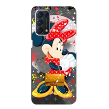 Чохол Disney Mouse OPPO A74 (PREMIUMPrint) – Minni з бантіком