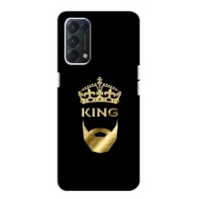 Чехол (Корона на чёрном фоне) для Оппо А74 – KING