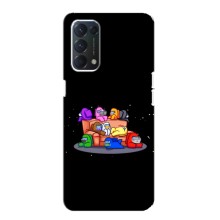 Чехол Амонг Ас для OPPO A74 (AlphaPrint) (Амонг-ас)