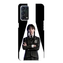 Чехлы Венсдей на OPPO A74 Уэнсдей (AlphaPrint) (W-Wednesday)
