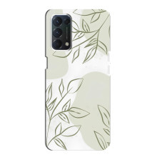 Чохол квітковий дизайн для OPPO A74