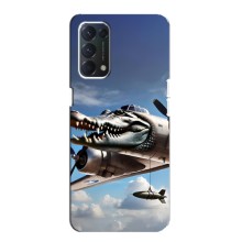 Чехол с мемом Тралалело тралала на OPPO A74 (Бомбардиро крокодило)