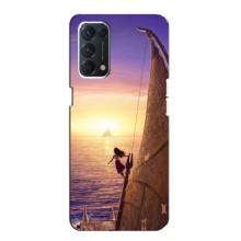 Чехол с мультфильмом Моана OPPO A74 – Моана в море