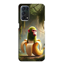 Чехол с мемами тралалело тралала для OPPO A74 – Шимпанзини бананини