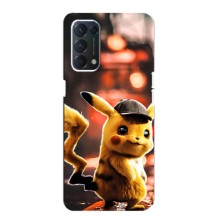Чехол с Пикачу на OPPO A74 (Милый Пикачу)