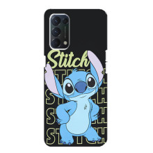 Чехол с принтом Стич на OPPO A74