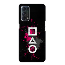 Чехол Гра в кальмара для OPPO A74 – Ранги