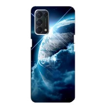 Космические Чехлы для Оппо А74 (VPrint) (Земля с космоса)