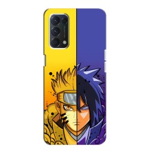 Купить Чехлы на телефон с принтом Anime для Оппо А74 (Naruto Vs Sasuke)