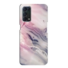 Мраморный чехол на OPPO A74 (VPrint) (Пурпурный Мрамор)