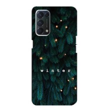 Новорічні, Святкові Чохли для OPPO A74 - 2024 год – Winter