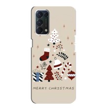 Різдвяні Чохли для OPPO A74 (VPrint) (Merry Christmas)