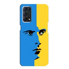 Украинские Чехлы для OPPO A74 с картинкой УПА (AlphaPrint) (Степан Бандера)