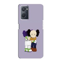 Чехлы для Oppo A76 - Bearbrick Louis Vuitton (PREMIUMPrint) (Дружба Беарбрик)