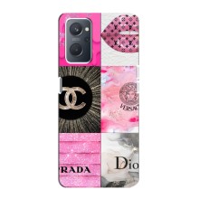 Чохол (Dior, Prada, YSL, Chanel) для Oppo A76 (Модніца)