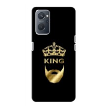 Чехол (Корона на чёрном фоне) для Оппо А76 – KING