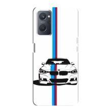 Чехол для Оппо А76 - с принтом БМВ (AlphaPrint) (Машина БМВ)