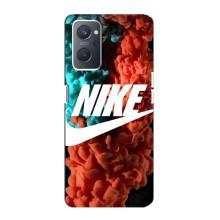 Чехол для Oppo A76 - с принтом Найк (AlphaPrint) – Дымчатый найк