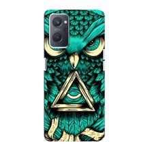 Чехол с птицами на Oppo A76 (VPrint) (Сова с глазом)