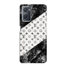 Чехол Стиль Louis Vuitton на Oppo A76 – LV на белом