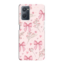 Чехол банты для Oppo A76 – Банты с цветами
