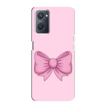 Чехол банты для Oppo A76 – Розовый бантик