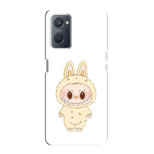 Чохол з принтом Лабубу для Oppo A76 – Бежевий Лабубу