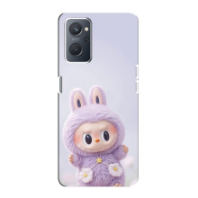 Чохол з принтом Лабубу для Oppo A76 – Фіолетовий Лабубу