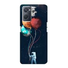 Космические Чехлы для Оппо А76 (VPrint) (Планеты шарики)
