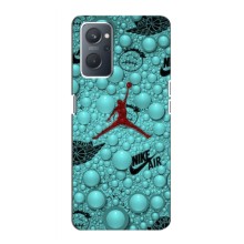 Силиконовый Чехол Nike Air Jordan на Оппо А76 – Джордан Найк