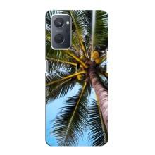 Силиконовый чехол с КАРТИНКАМИ лето для Oppo A76 (AlphaPrint) (Пальма)