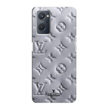 Текстурный Чехол Louis Vuitton для Оппо А76 – Белый ЛВ