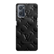 Текстурный Чехол Louis Vuitton для Оппо А76 – Черный ЛВ