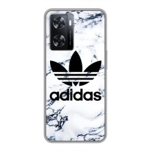 Чехлы Адидас для Oppo A77 (AlphaPrint) (Адидас на мраморе)